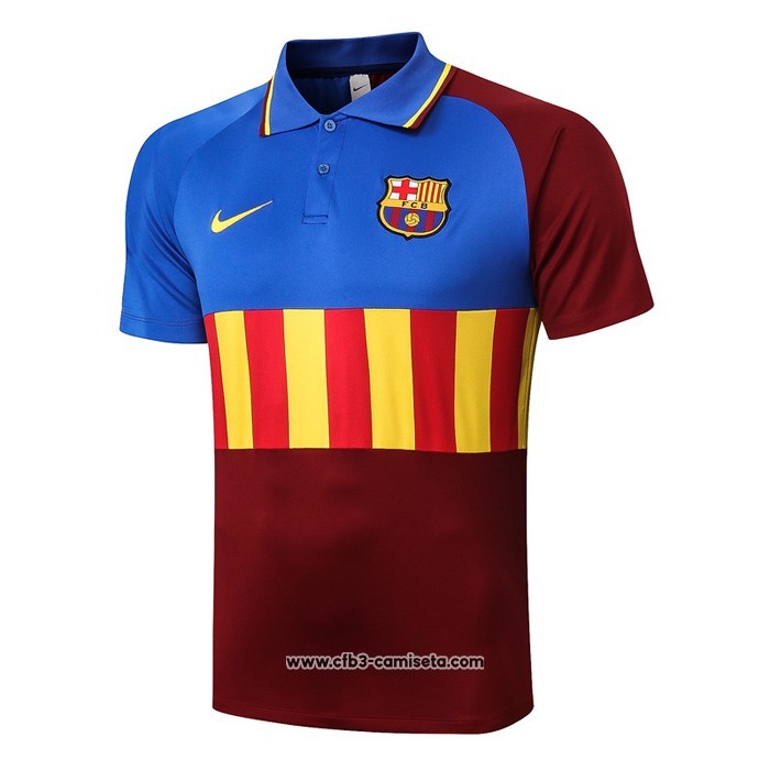 Camiseta Polo del Barcelona 2020-2021 Azul y Marron
